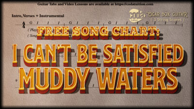 Free Song Chart - I Can't Be Satisfied